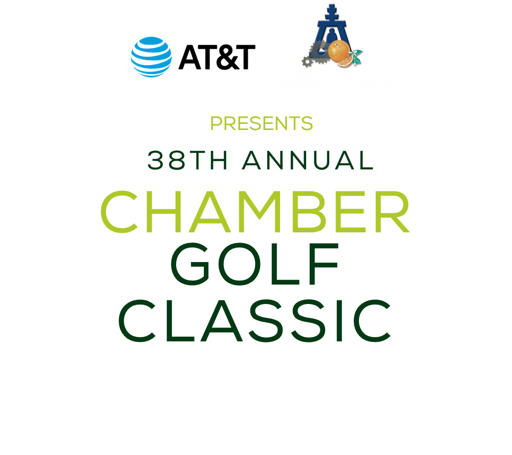 38th Annual Chamber Golf Classic Logo Tee Sign